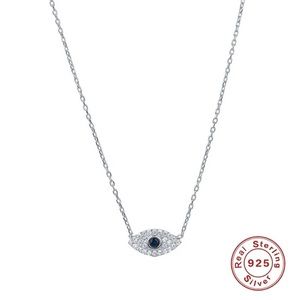 🧿 Sterling Silver Evil Eye Necklace 🧿